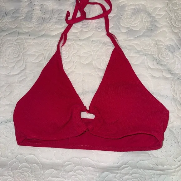 Red Heart-Accent Halter Bikini Set - Size Small - Picture 6 of 6